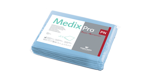 Prześcieradło medyczne bibułowo-włókninowe MedixPro 77x210 cm | WEBER&WEBER, MedixPro