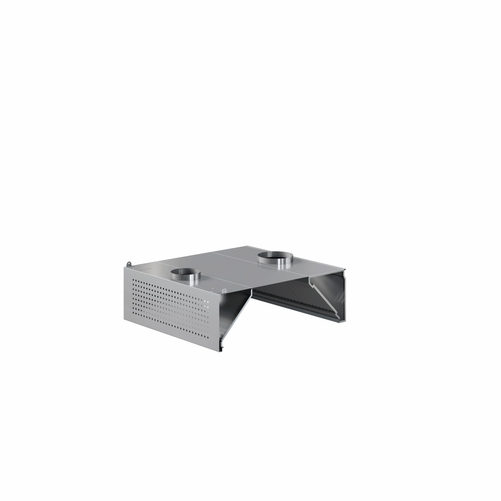 Okap przyścienny kompensacyjny ze stali nierdzewnej, 1500x1000x450 mm, Eco Line | EDENOX, WEHC-1510/1