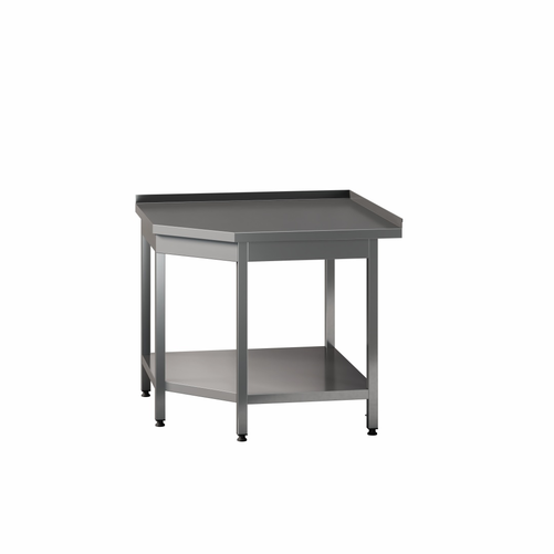 Stół przyścienny narożny z półką, 1000x700x850 mm, Eco Line | EDENOX, WTA-107