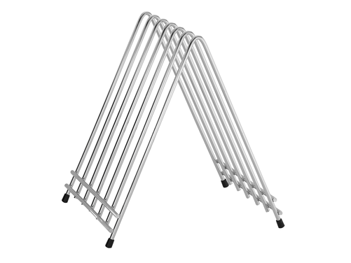 Stojak na 6 desek ze stali nierdzewnej 230x310x270 mm | TECHNICA, Silver Line