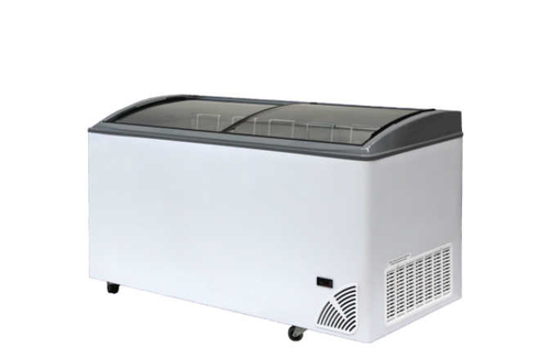 Witryna mroźnicza skrzyniowa z szybą wypukłą ze wskaźnikiem temperatury i elektronicznym sterownikiem, 497 l, 1572x683x905 mm | BYFAL, ARO-606/2
