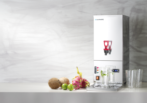 Automatyczny warnik do wody, srebrny | BARMATIC, 201657