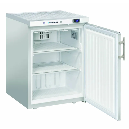 Chłodziarka barowa jednodrzwiowa, podblatowa, 200 l, 56 W, 230V, srebrna | BARMATIC, Mistral