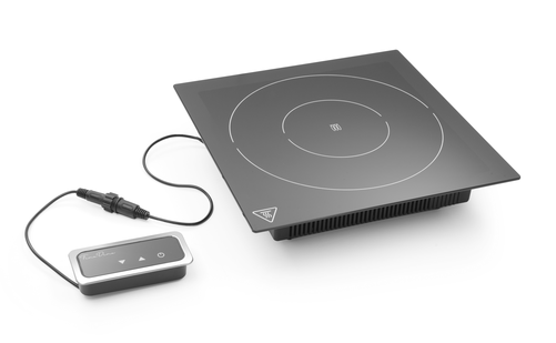 Płyta indukcyjna bufetowa 350x350 mm, czarna | FINE DINE, 239551