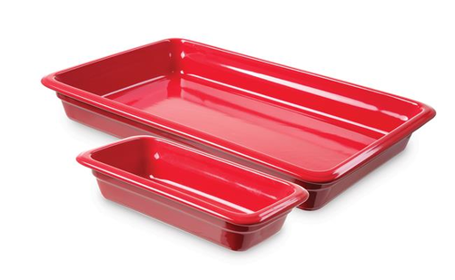 Pojemnik porcelanowy czerwony GN1/3 | FINE DINE, 783139