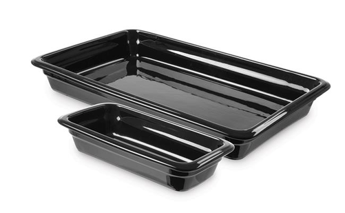Pojemnik porcelanowy czarny GN1/2 | FINE DINE, 783269