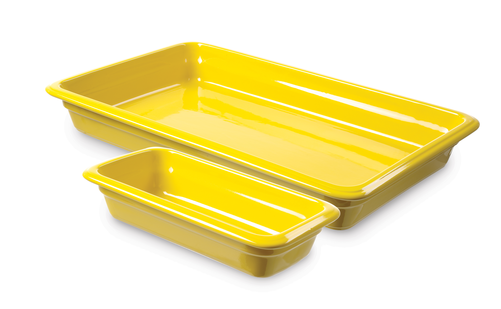 Pojemnik porcelanowy żółty GN1/1 | FINE DINE, 783375