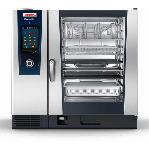Piec konwekcyjno-parowy gazowy (G30), 10xGN 2/1, 1072x1042x1014 mm | RATIONAL, iCombiPro 10-2/1 G 3B/P