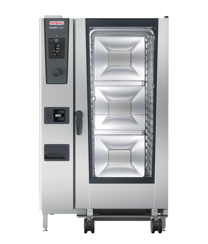 Piec konwekcyjno-parowy elektryczny, 20xGN 2/1, 1082x1117x1807 mm | RATIONAL, iCombi Classic 20-2/1 E