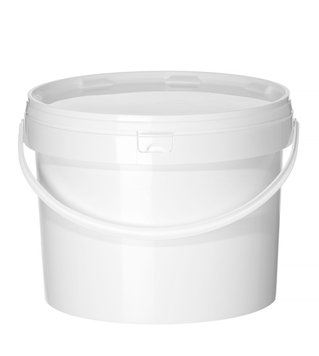 Wiadro z pokrywką z białego polipropylenu 11,5 l | HENDI, 196007