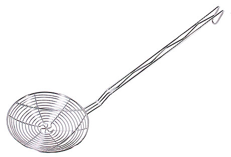 Cedzak nierdzewny, siatkowy o średnicy 225 mm | CONTACTO, 95/240