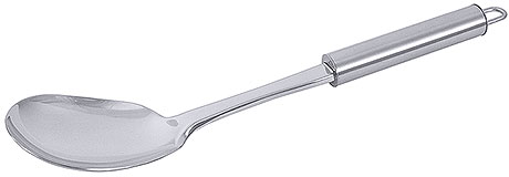 Łyżka do sałatek ze stali nierdzewnej, o długości 300 mm | CONTACTO, Polaris