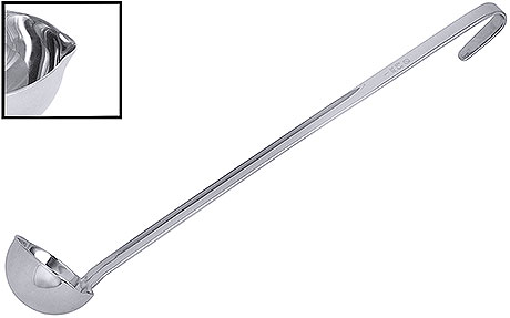 Chochla monoblok do sosów z długim uchwytem i dwoma wylewkami, 0,03 l | CONTACTO, 1818/050