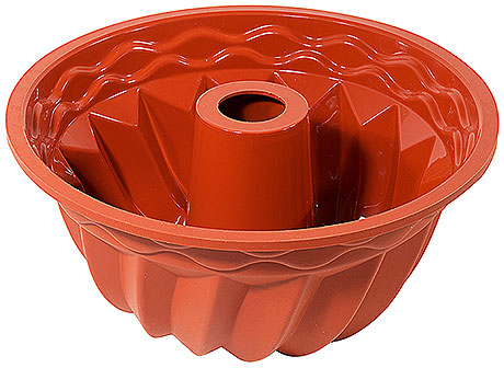 Silikonowa forma do babki z tuleją, o średnicy 220 mm | CONTACTO, 6673/220