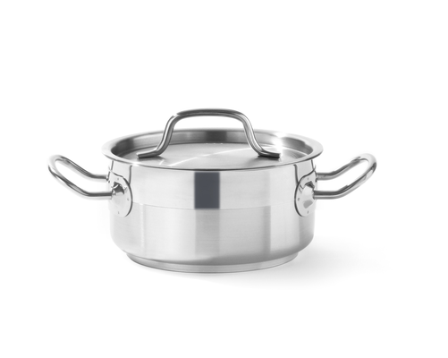 Garnek niski z pokrywką o średnicy 160 mm, 1,5 l | HENDI, Profi Line