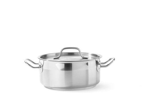 Garnek niski z pokrywką o średnicy 200 mm, 2,8 l | HENDI, Profi Line