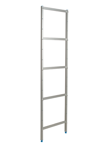 Podpora z jednostronnym trzpieniem, 400x2000 mm | ALUSHELF, PW-45-1