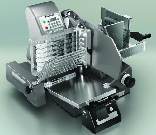 Krajalnica do wędlin i sera, z wagą do 1,5 kg | BIZERBA, VS 12 D W