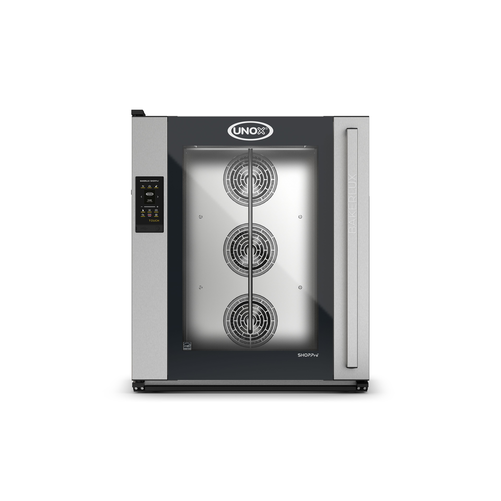 Piec konwekcyjny z nawilżaniem, elektryczny, 10x600x400, 15,5 kW, 800x829x952 mm | UNOX, BakerLux Shop.Pro Camilla Touch