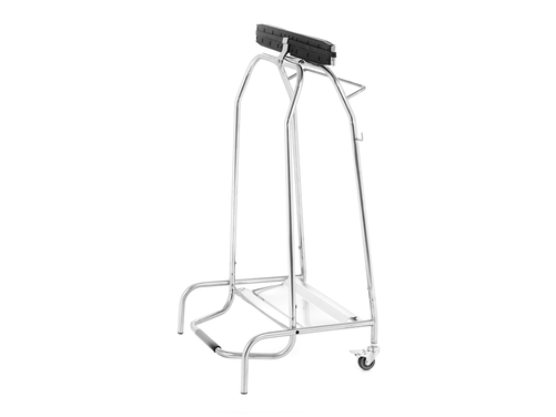 Stojak na worek na odpady z dwoma kółkami 430x530x960 mm | TECHNICA, Silver Line