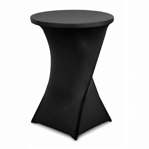 Czarny pokrowiec na stół koktajlowy | TECHNICA, Banquet Line