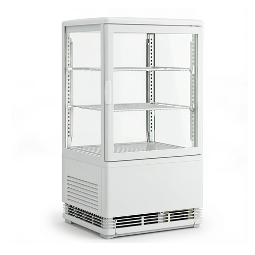 Witryna chłodnicza nastawna biała z oświetleniem LED, 58 l, 428x386x810 mm | TECHNICA, Cold Line