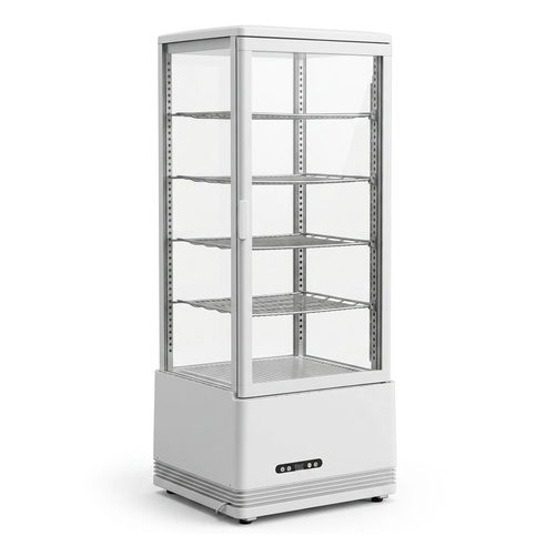 Witryna chłodnicza nastawna biała z oświetleniem LED, 98 l, 452x406x1116 mm | TECHNICA, Cold Line Air