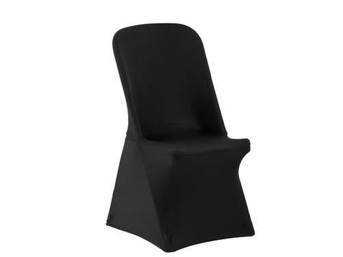 Czarny pokrowiec na krzesło cateringowe | TECHNICA, Banquet Line