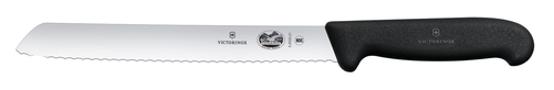 Nóż do chleba ząbkowany, ostrze 210 mm, inox, czarny | VICTORINOX, 5.2533.21