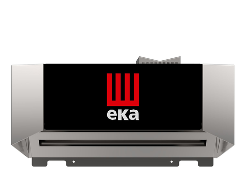 Okap kondensacyjny do pieców, 0,6 kW, 500x942x308 mm, inox, czarny | EKA, MKKC610C