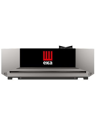 Okap kondensacyjny do pieców, 0,6 kW, 730x860x308 mm, inox, czarny | EKA, MKKC711S