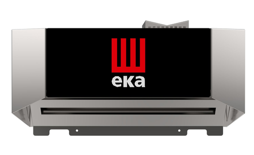 Okap kondensacyjny do pieców, 0,6 kW, 850x1045x308 mm, inox, czarny | EKA, MKKC610