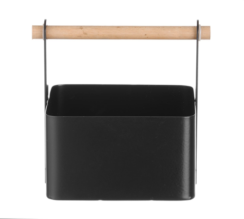 Organizer stołowy 170x130x160 mm, czarny | HENDI, 427057
