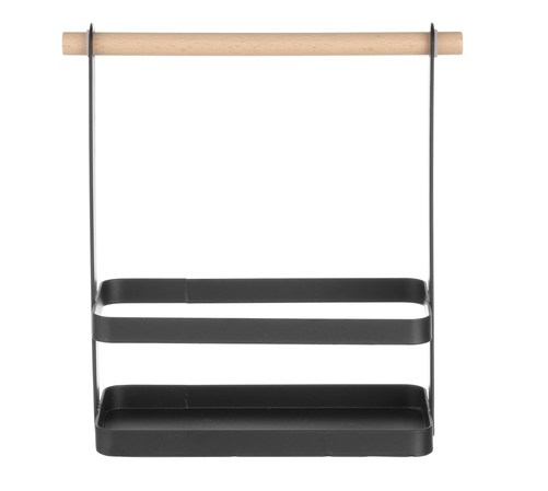 Organizer stołowy 230x100x240 mm, czarny | HENDI, 427040