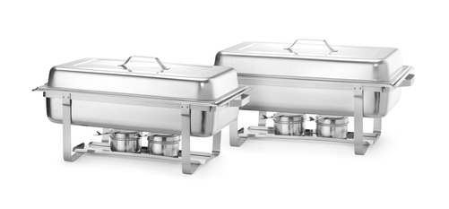 Podgrzewacz na pastę GN 1/1 600x358x295 mm, inox 2 szt. | HENDI, 472613