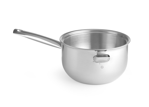 Rondel z płaszczem wodnym 1 l, 330x165x95 mm, inox | HENDI, 833032