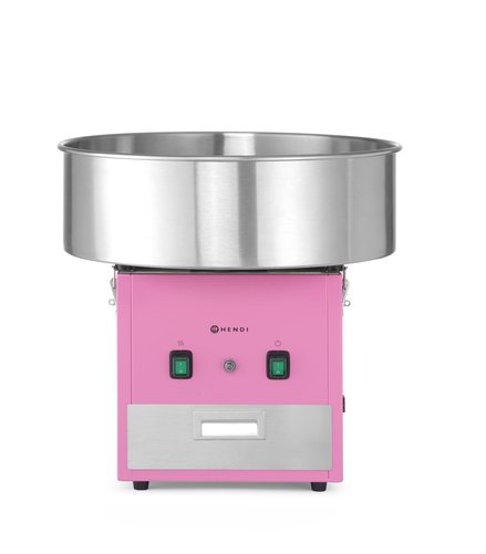Urządzenie do waty cukrowej, 1,2 kW, 520x520x500 mm, inox, różowe | HENDI, 282731