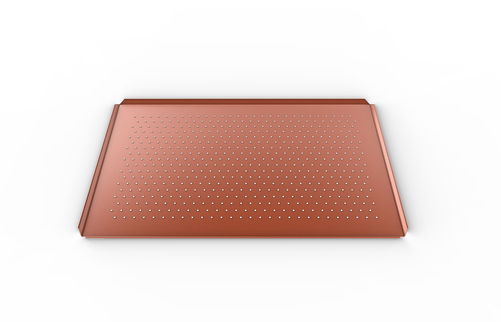 Blacha aluminiowa mikroperForowana z powłoką silikonową do wyrobów cukierniczych i piekarniczych, GN 1/1, 12 mm | UNOX, Foro.Silico