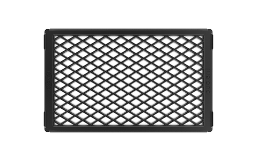 Blacha aluminiowa gładko-ryflowana nieprzywierająca do grillowania, GN 1/1, 12 mm | UNOX, Duo.Grill