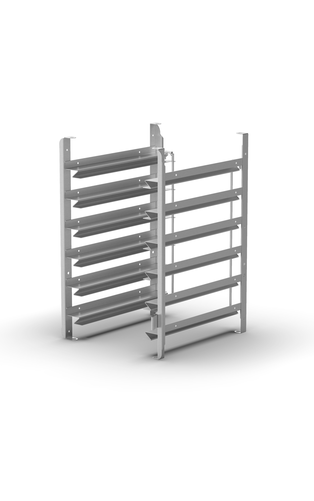 Zestaw prowadnic bocznych kompatybilny, 6x 600x400 i GN 1/1 | UNOX, BakerTop Mind.Maps