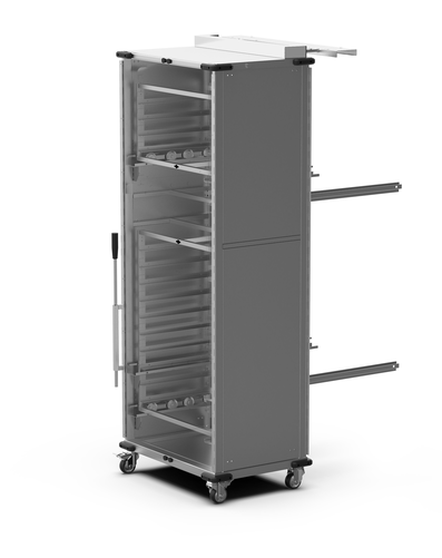 Rozwiązanie 10+4 bez drzwi, 10x 600x400, 768x539x1920 mm | UNOX, BakerTop Mind.Maps