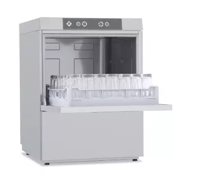 Zmywarka do naczyń i szkła z pompą wspomagającą płukanie, 6.8 kW, 575x605x820 mm, 400 V, inox | RMGASTRO, NT52T ABT