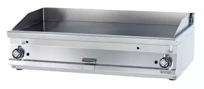 Płyta grillowa gazowa, ze stali nierdzewnej, gładka, 21 kW, 1200x700x280 mm, inox | RMGASTRO, FTLT - 712 G