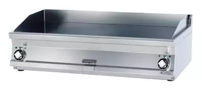 Płyta grillowa elektryczna, ze stali nierdzewnej, gładka, chromowana, 14,8 kW, 1200x700x280 mm, inox | RMGASTRO, FTLT - 712 ETS