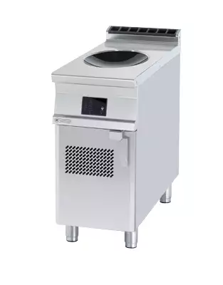 Kuchnia indukcyjna Wok 1-płytowa, 5 kW, 400x900x900 mm, inox | RMGASTRO, PCIW - 94 ETD