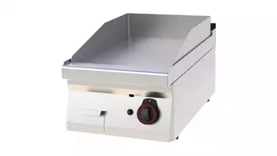 Płyta grillowa gazowa, ze stali nierdzewnej, gładka, chromowana, 7 kW, 400x700x330 mm, inox | REDFOX, FTHC  70/04 G