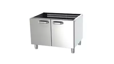 Podstawa z drzwiami 800x655x590 mm, inox | REDFOX, P 70/80 D