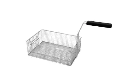 Kosz do frytownicy 100x300x120 mm, srebrny, czarny | REDFOX, 1/2 dla 13 l