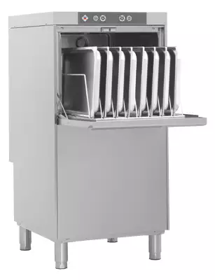 Zmywarka do tac, naczyń i garnków, 9.8 kW, 600x700x1290 mm, 400 V, inox | RMGASTRO, NT97
