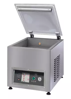 Pakowarka próżniowa 12 m³/h, 0.45 kW, 435x520x450 mm, 230 V, inox | RMGASTRO, VBD - 12
